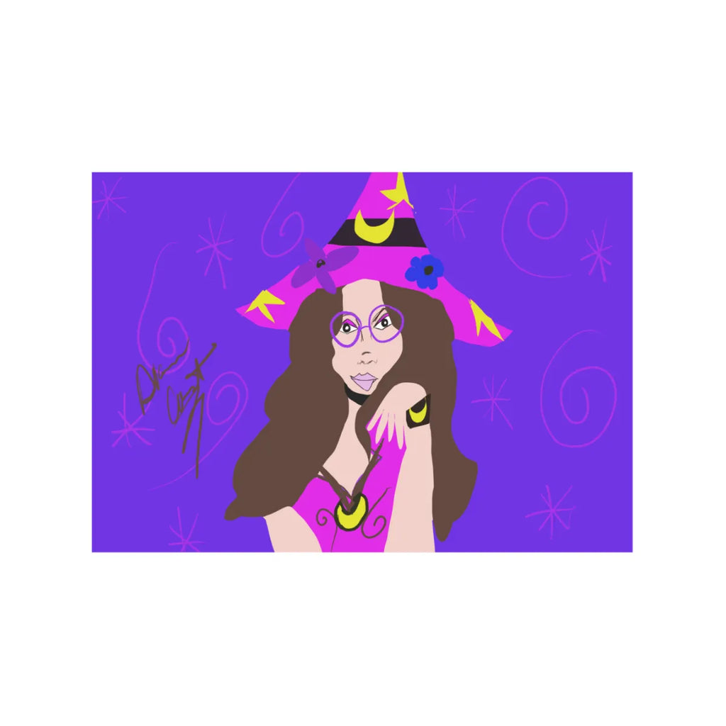 Hippie Witch Custom Art Print Printing