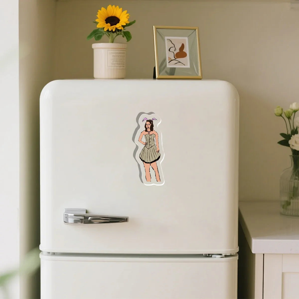 Hannah Wells Custom Clear Acrylic Fridge Magnets