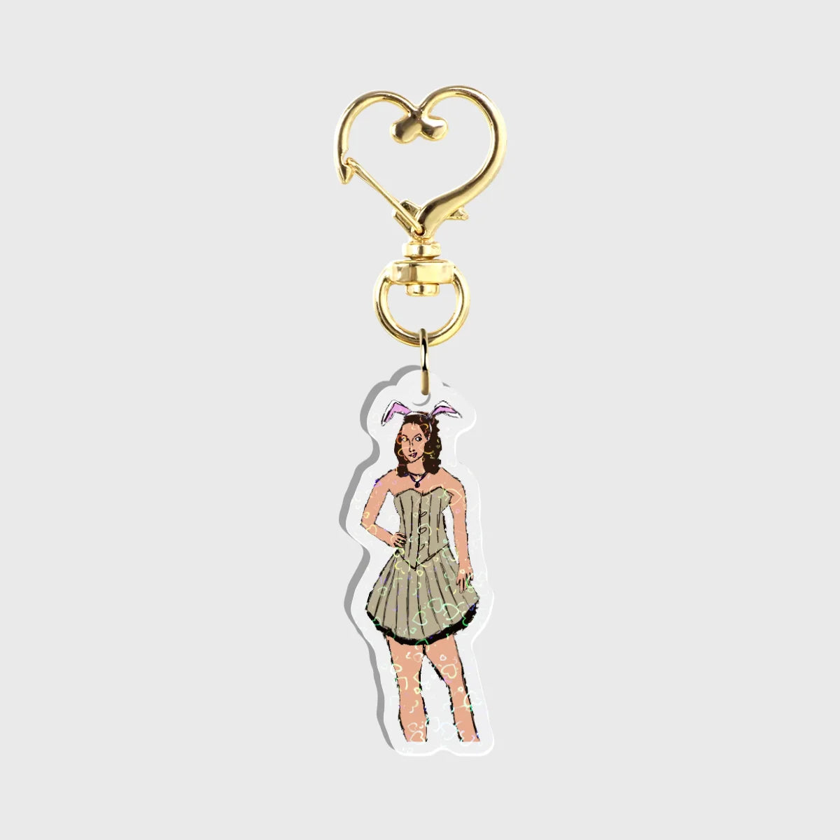 Hannah Wells Custom Holographic Keychain