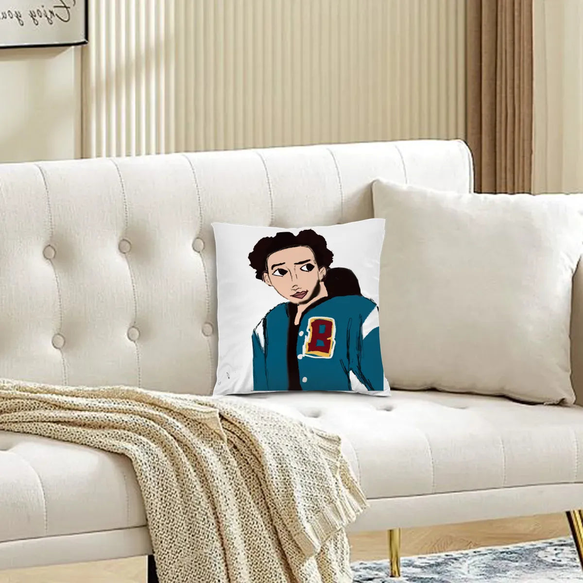 Garrett Graham Off Campus Custom Square Throw Pillow
