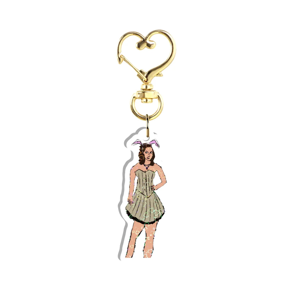 Hannah Wells Custom Holographic Keychain