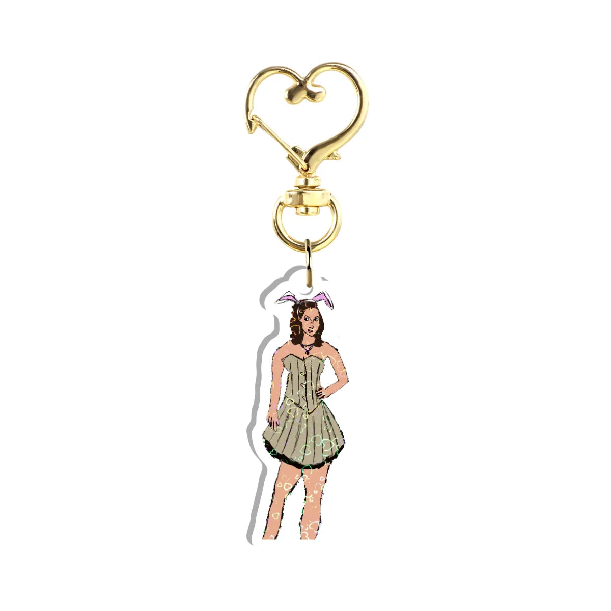 Hannah Wells Custom Holographic Keychain