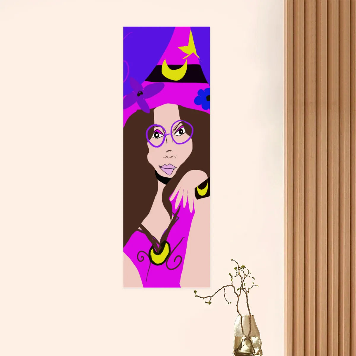 Hippie Witch Custom Posters Support Banner Anime Posters Propaganda Posters Hand Banner Posters