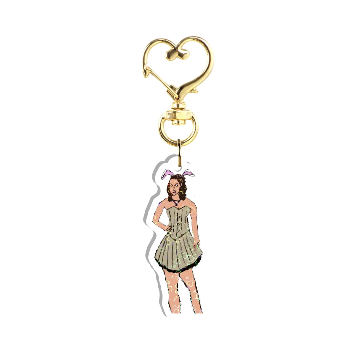 Hannah Wells Custom Holographic Keychain