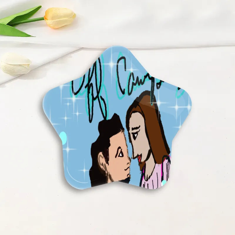 Off Campus Custom Star Button Pins