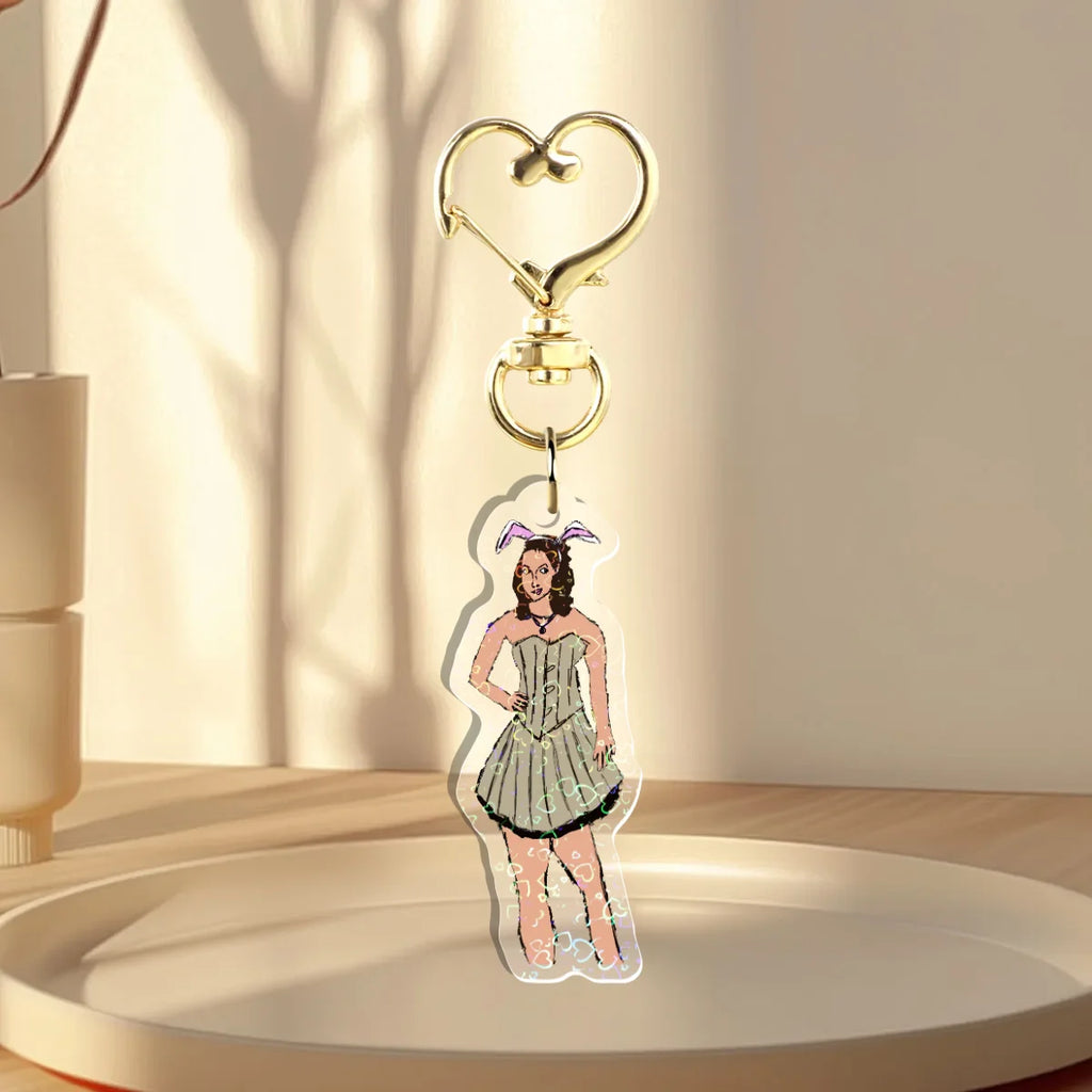 Hannah Wells Custom Holographic Keychain
