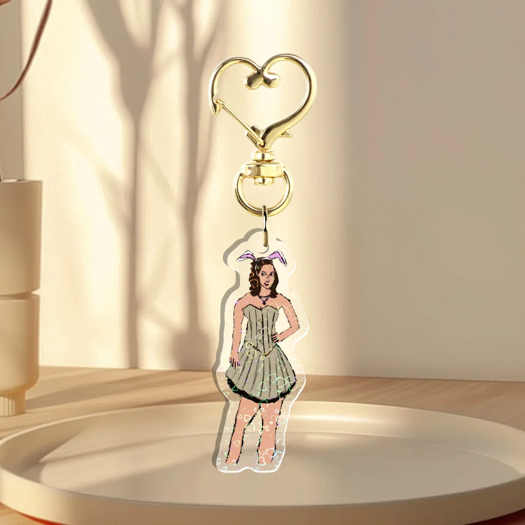 Hannah Wells Custom Holographic Keychain