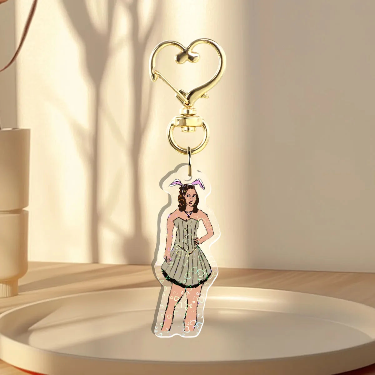 Hannah Wells Custom Holographic Keychain