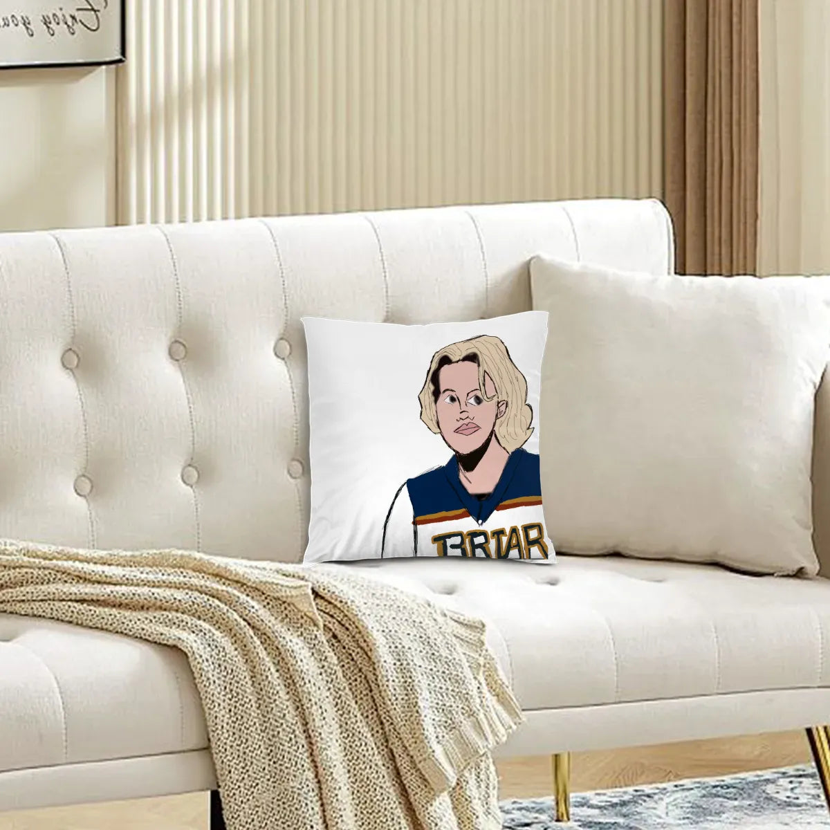 Dean DiLaurentis Custom Square Throw Pillow