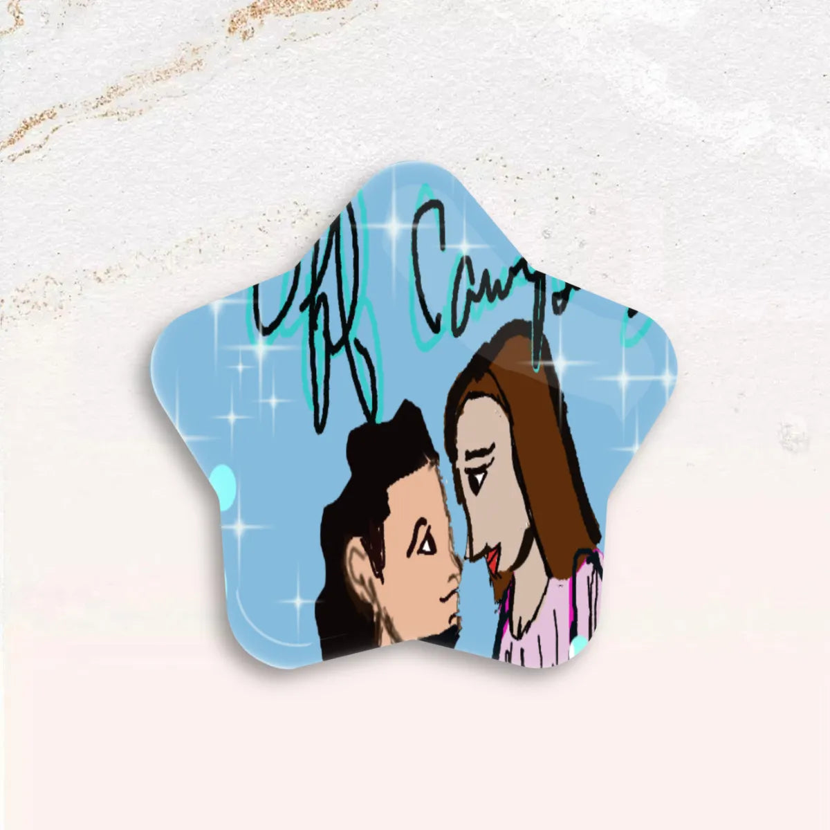 Off Campus Custom Star Button Pins