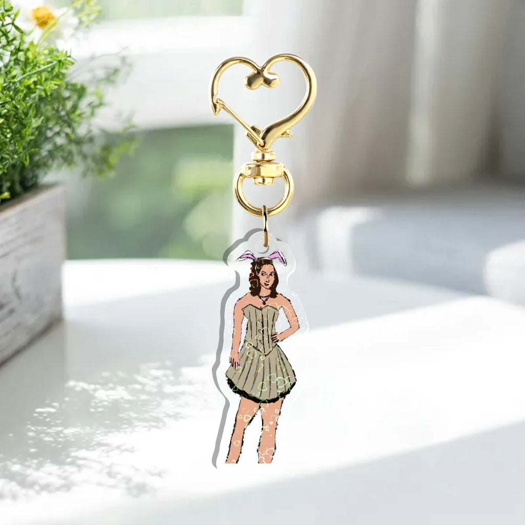 Hannah Wells Custom Holographic Keychain