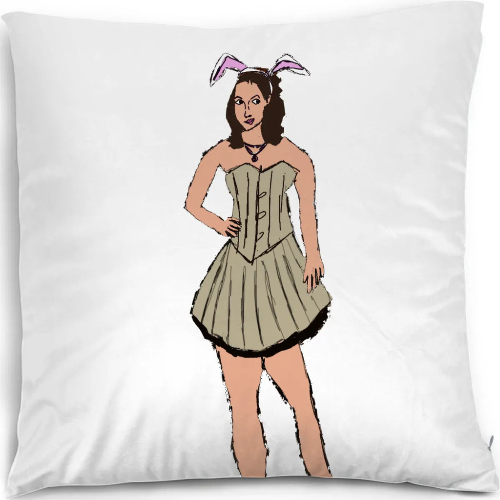 Hannah Wells Custom Square Throw Pillow
