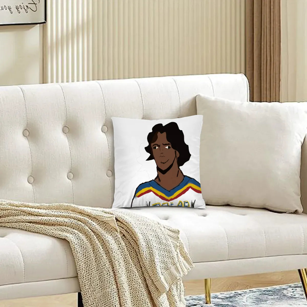 John Logan Square Throw Pillow