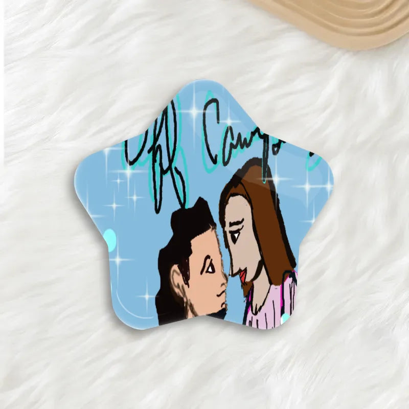Off Campus Custom Star Button Pins